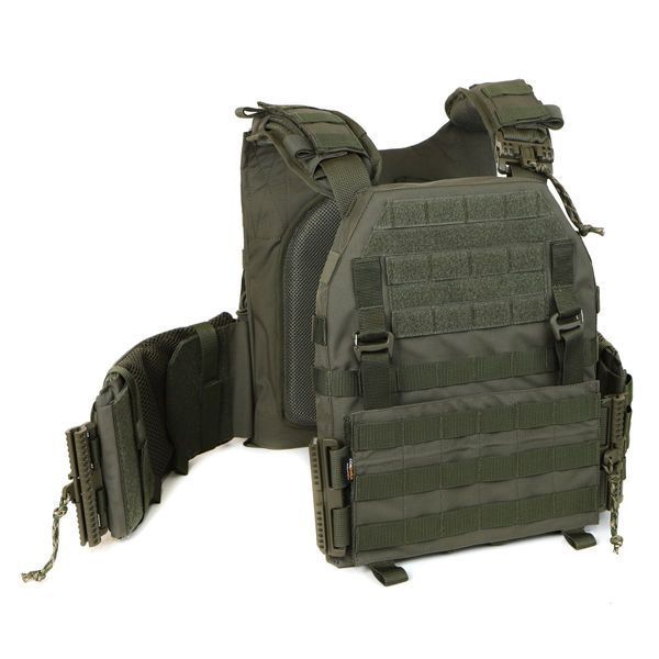Плитоноска Falcon XL PRO Ranger green, для збільшених плит, з функцією швидкого скидання MOLLI PL-030 фото