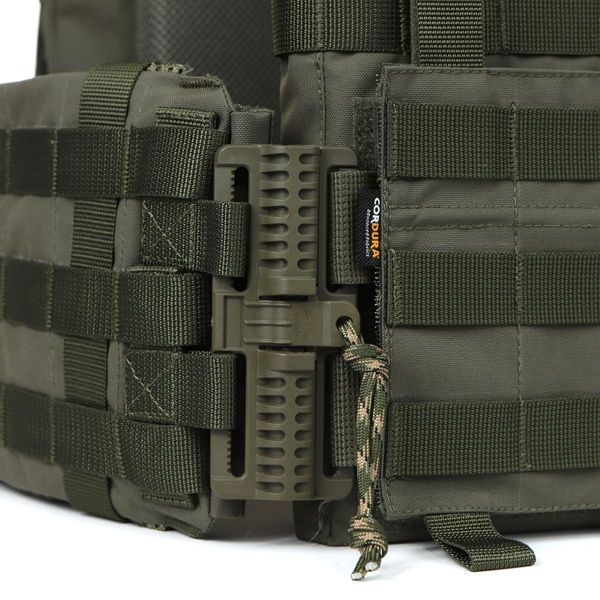 Плитоноска Falcon XL PRO Ranger green, для збільшених плит, з функцією швидкого скидання MOLLI PL-030 фото