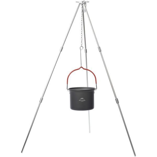 Тринога трьохсекційна для казана Naturehike Light Tripod NH17S00S-G; алюміній / сталь 57483 фото