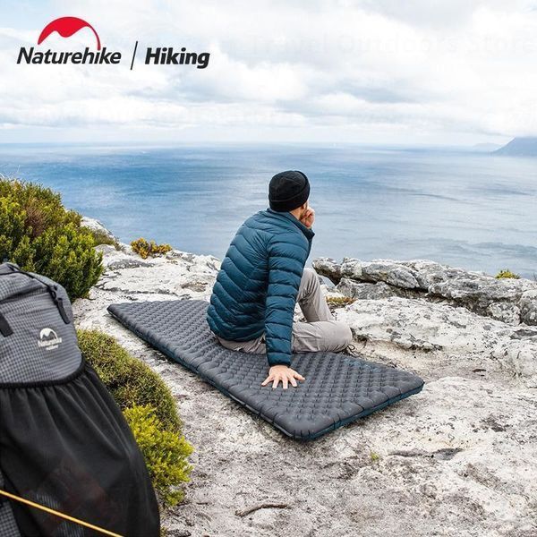 Матрац надувний надлегкий Naturehike CNH22DZ018; із мішком для надування; прямокутний зелений 196 см 62975 фото