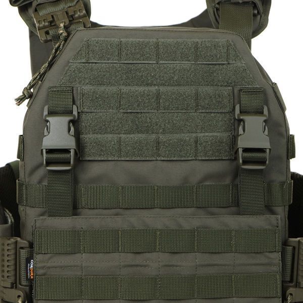 Плитоноска Falcon XL PRO Ranger green, для збільшених плит, з функцією швидкого скидання MOLLI PL-030 фото