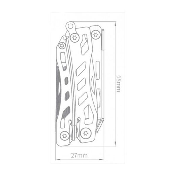 Мультитул NexTool Flagship Pro, чорний 70340 фото