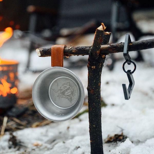 Ківш з дерев'яною ручкою Naturehike NH21SJ002; нержавіюча сталь 65680 фото