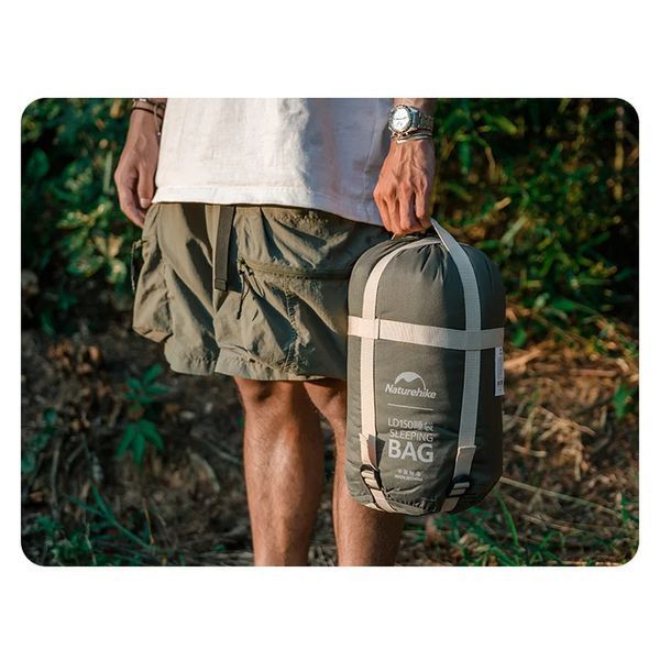 Спальний мішок Naturehike LD150 CNK2300SD016; темно-зелений 65190 фото