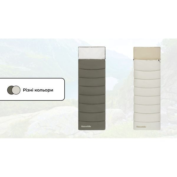 Спальний мішок Naturehike LD150 CNK2300SD016; темно-зелений 65190 фото