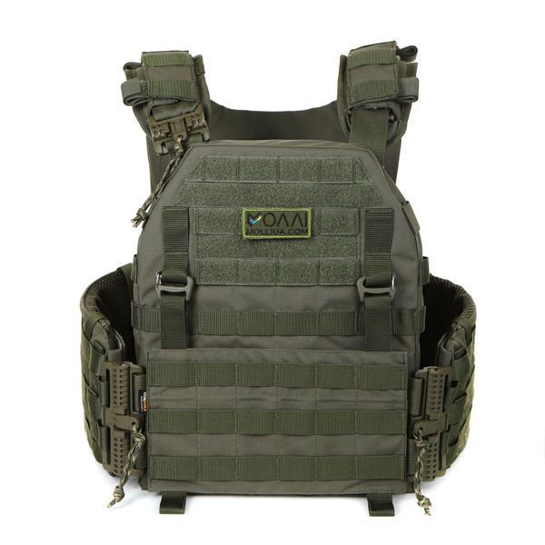 Плитоноска Falcon XL PRO Ranger green, для збільшених плит, з функцією швидкого скидання MOLLI PL-030 фото