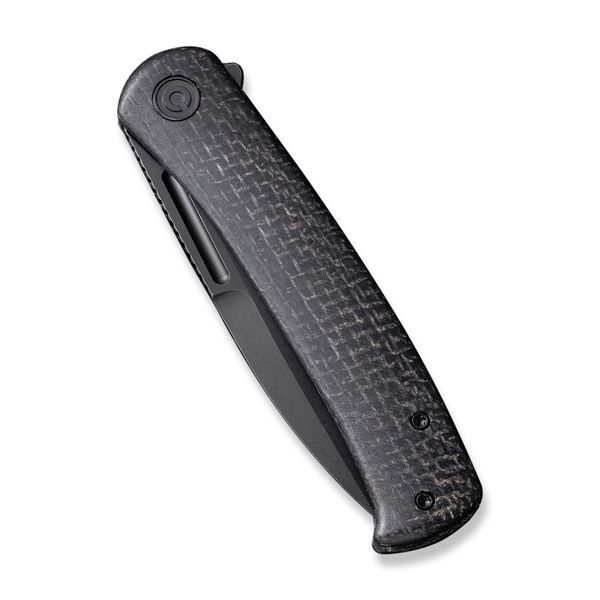 Ніж складаний туристичний Civivi Caetus Flipper, (8.8 см) Damascus / Carbon Fiber 64329 фото