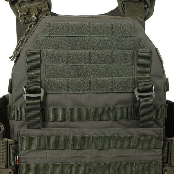 Плитоноска Falcon XL PRO Ranger green, для збільшених плит, з функцією швидкого скидання MOLLI PL-030 фото