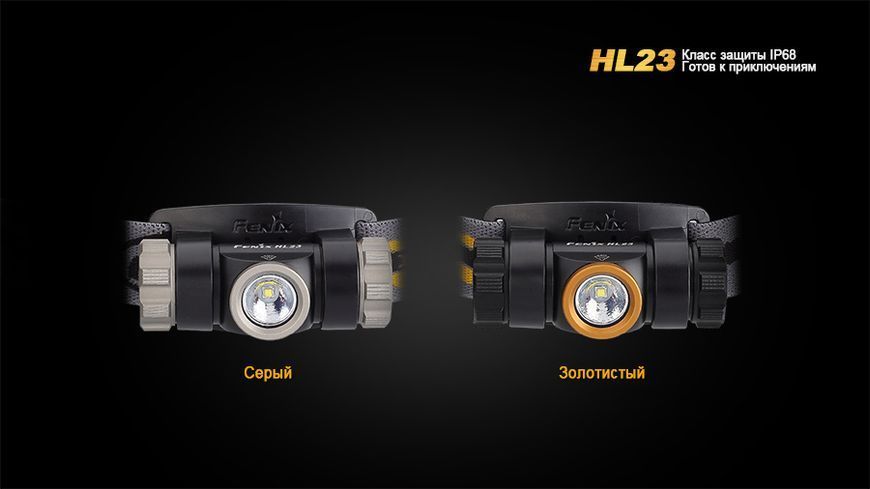 Ліхтар налобний Fenix HL23 жовтий 44820 фото