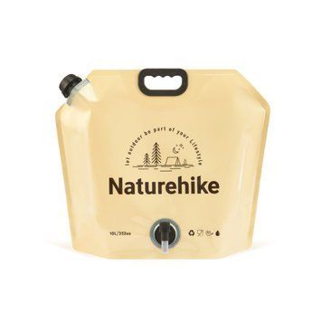 Складаний контейнер для води з поліетилену Naturehike CNK2450CF027, 10 л, жовтий 69013 фото