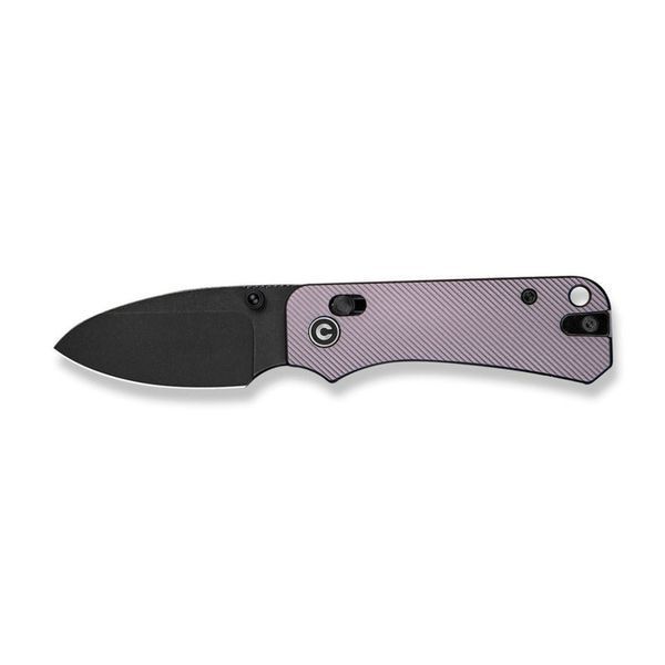 Ніж складаний кишеньковий Civivi Baby Banter 2, (5.9 см) Nitro-V / Aluminum фіолетовий 69265 фото