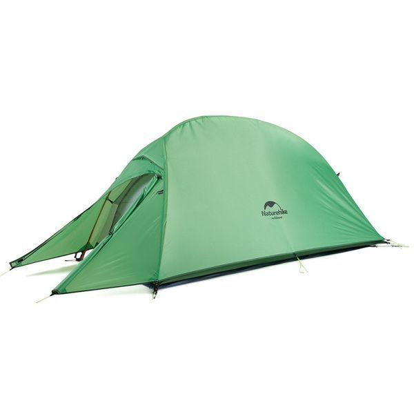 Намет надлегкий одномісний з футпринтом Naturehike Cloud Up 1 Updated NH18T010-T, 210T, зелений 57557 фото