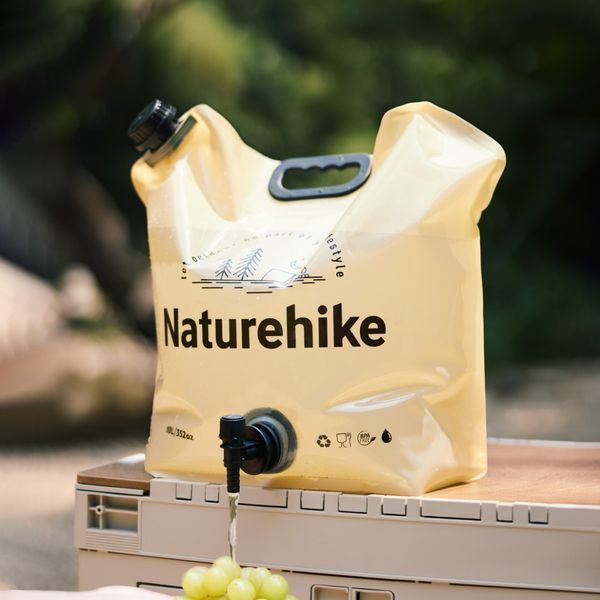 Складаний контейнер для води з поліетилену Naturehike CNK2450CF027; 10 л; жовтий 69013 фото