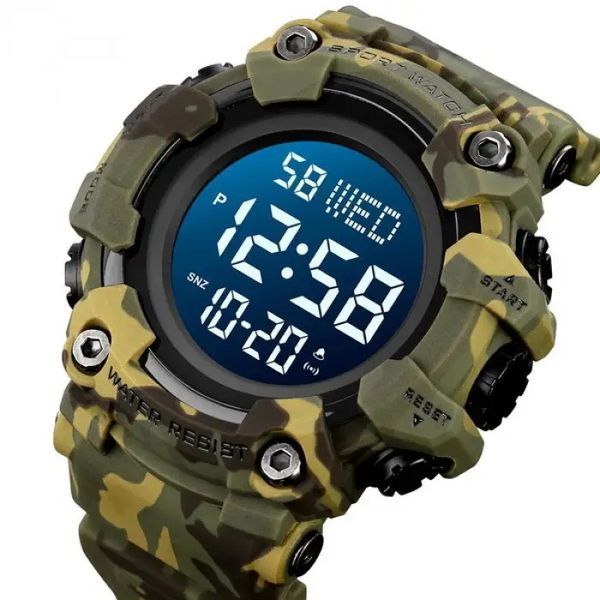 SKMEI Часы тактические 1968 CAMO GREEN GO-00003 фото