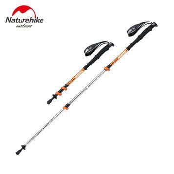 Трекінгова палиця 3-сек. Naturehike Women 6061 AL NH17D001-Z, 57-120 см, алюміній, золотиста 71424 фото
