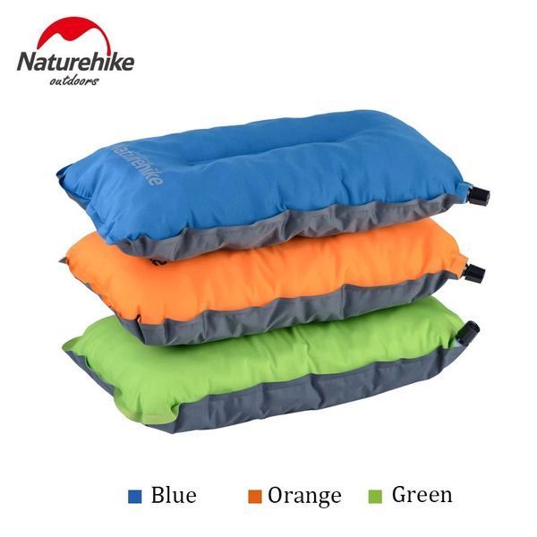 Подушка самонадувна Naturehike Sponge automatic NH17A001-L; світло блакитна 59421 фото