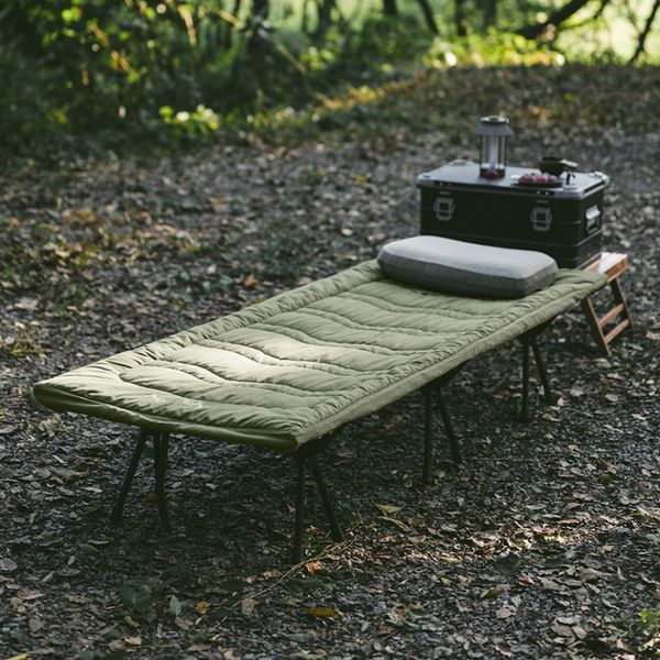 Матрац кемпінговий для розкладного ліжка Naturehike CNK2300DZ022, 190х67 см, темно-зелений 69557 фото