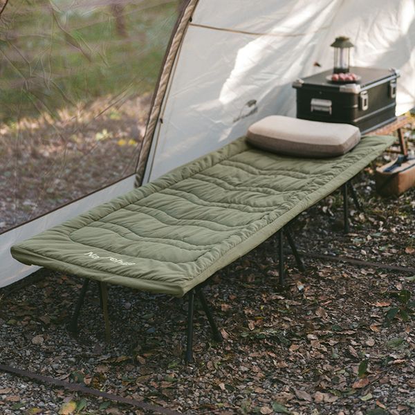 Матрац кемпінговий для розкладного ліжка Naturehike CNK2300DZ022, 190х67 см, темно-зелений 69557 фото