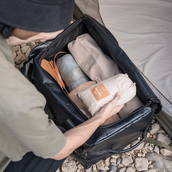 Сумка на колесах Naturehike NH21LX002; розмір L; чорна 65348 фото