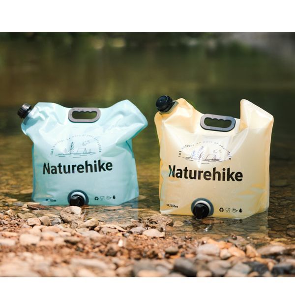 Складаний контейнер для води з поліетилену Naturehike CNK2450CF027; 10 л; блакитний 69014 фото