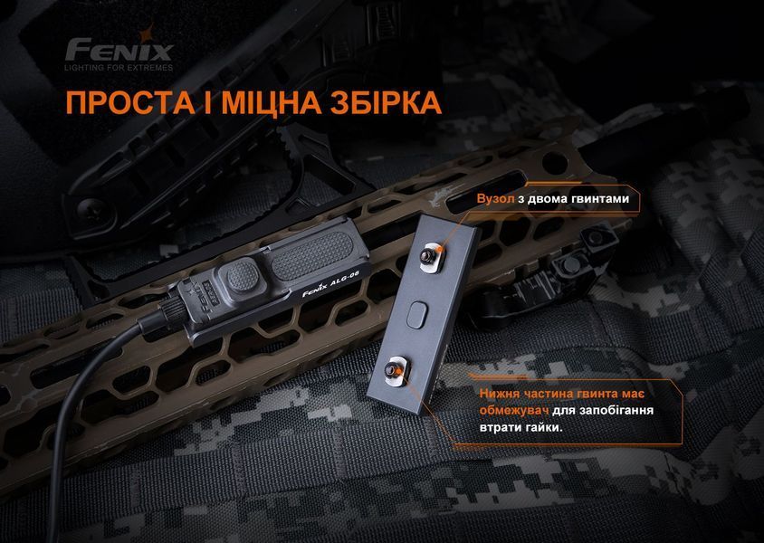 Кріплення на зброю для виносної кнопки Fenix ALG-06 62715 фото