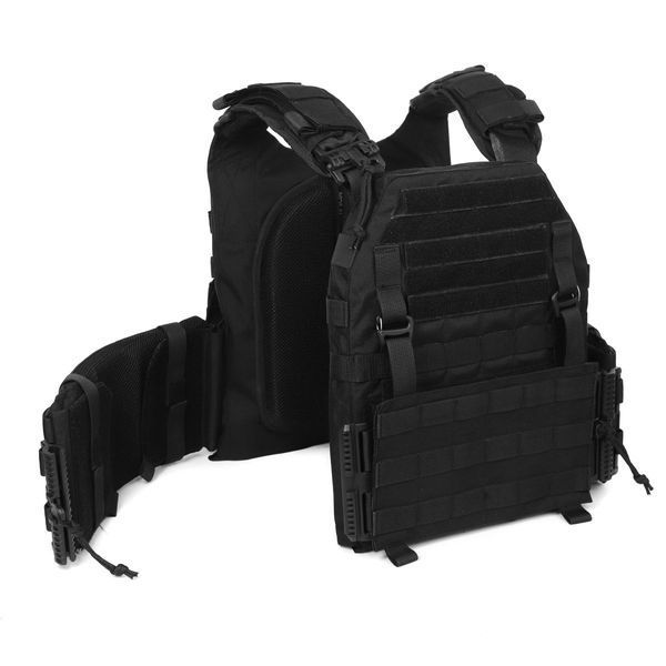 Плитоноска Falcon XL PRO Чорна з функцією швидкого скидання MOLLI 12406 фото
