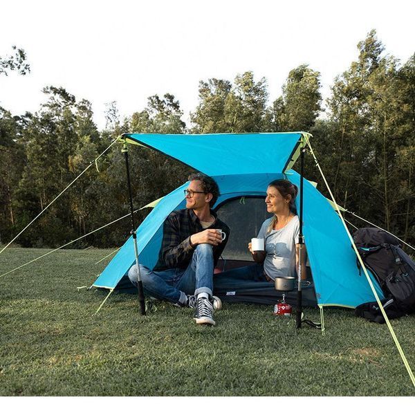 Намет двомісний Naturehike P-Series NH18Z022-P; 210T/65D; блакитний 65193 фото