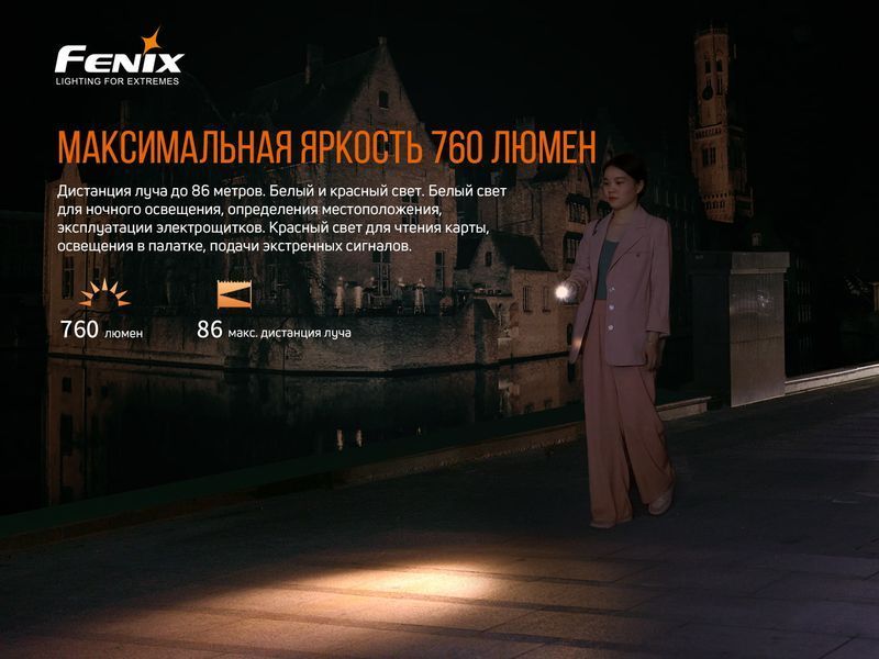 Ліхтар ручний Fenix APEX 20 Flow Blue 58156 фото
