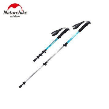 Трекінгова палиця 3-сек. Naturehike Boy 6061 AL NH17D001-Z, 50-100 см, алюміній, блакитна 71426 фото
