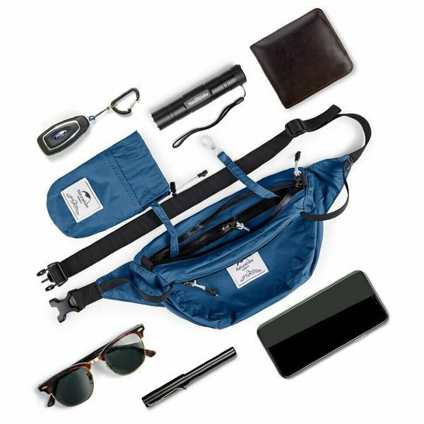 Сумка на пояс Naturehike DL-02 Ultralight Bag NH18B300-B; 6 л; сірий 57502 фото