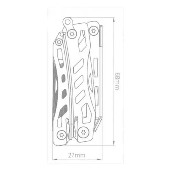 Мультитул NexTool Mini Flagship, чорний 70344 фото