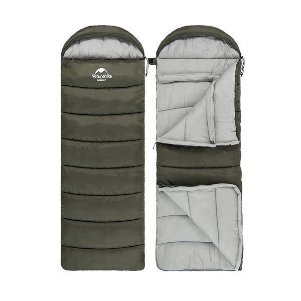 Спальник з капюшоном Naturehike U350 NH20MSD07; (1&deg;C); лівий; коричневий 58141 фото