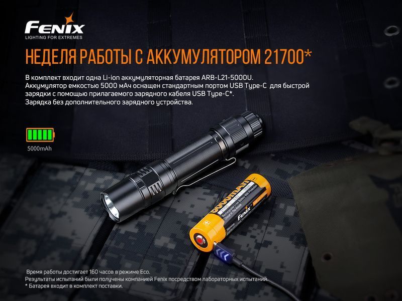 Ліхтар ручний Fenix PD36TAC 56216 фото