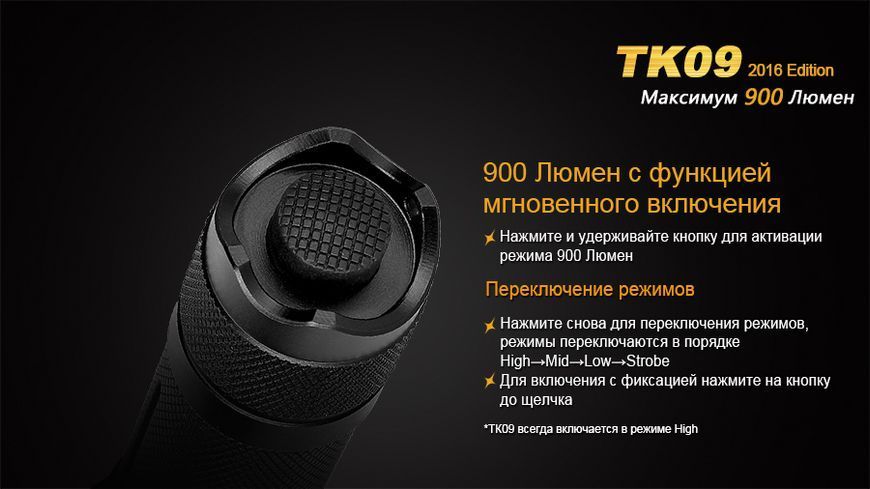 Ліхтар ручний Fenix TK09 2016 44301 фото