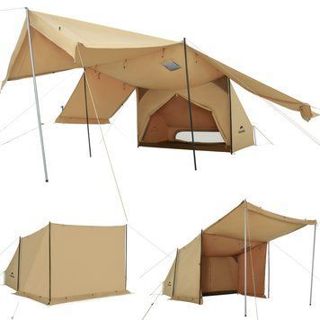 Намет одномісний із тентом Naturehike CNK2450WS026, коричневий 71478 фото