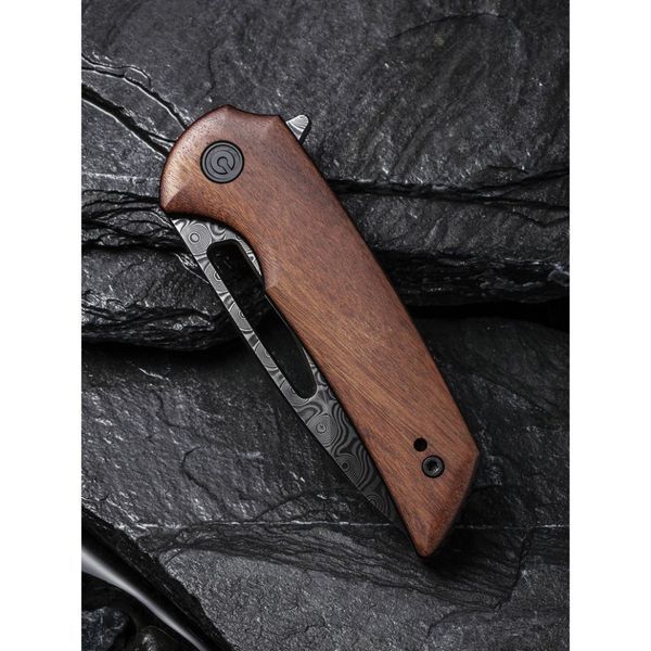 Ніж складаний кишеньковий Civivi Odium, (6.7 см) Damascus / Guibourtia Wood 66241 фото