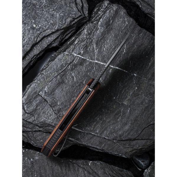 Ніж складаний кишеньковий Civivi Odium, (6.7 см) Damascus / Guibourtia Wood 66241 фото