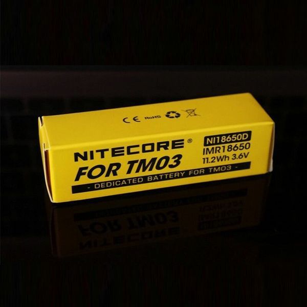 Акумулятор літієвий Li-Ion IMR 18650 Nitecore NI18650D 3.6V (Для ліхтаря TM03), захищений 58300 фото