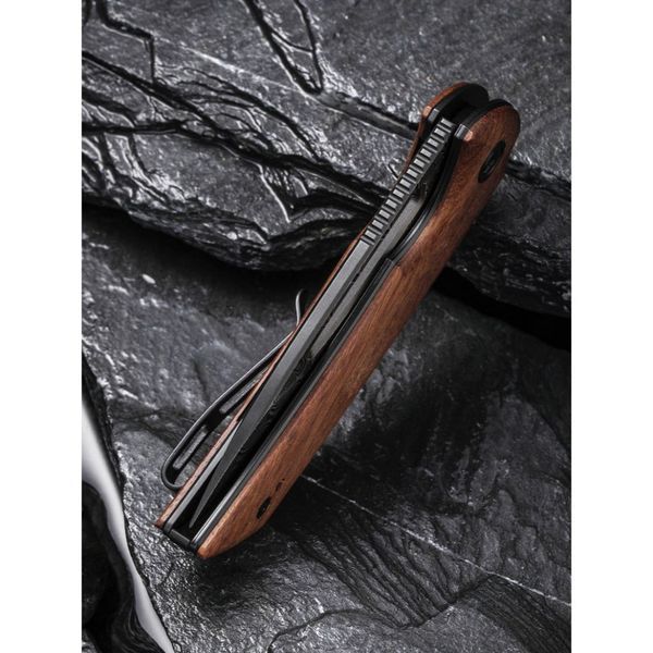 Ніж складаний кишеньковий Civivi Odium, (6.7 см) Damascus / Guibourtia Wood 66241 фото