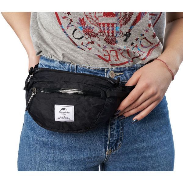 Сумка на пояс Naturehike DL-02 Ultralight Bag NH18B300-B; 6 л; чорний 57503 фото