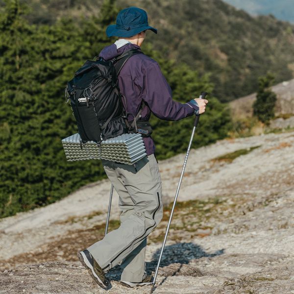 Килимок складаний подвійний IXPE Naturehike CNK2450WS044; алюмінієва плівка; 200x120х1;8 см; оливковий зелений 70908 фото