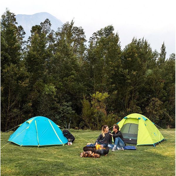 Намет тримісний Naturehike P-Series NH18Z033-P 210T/65D; блакитний 65195 фото