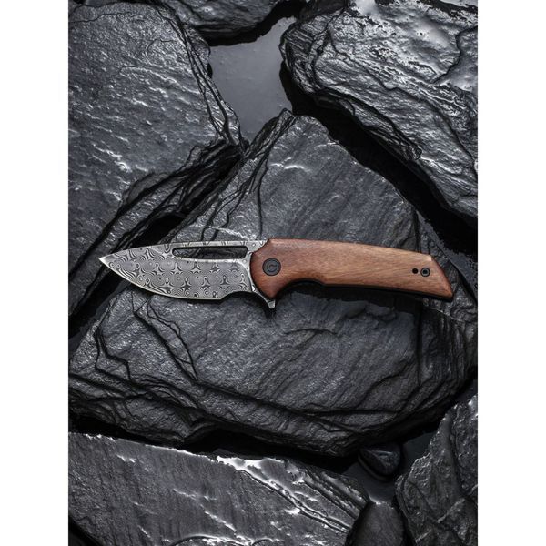 Ніж складаний кишеньковий Civivi Odium, (6.7 см) Damascus / Guibourtia Wood 66241 фото