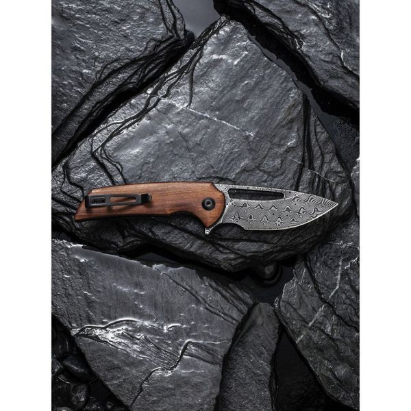 Ніж складаний кишеньковий Civivi Odium, (6.7 см) Damascus / Guibourtia Wood 66241 фото