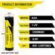 Акумулятор LiitoKala Ni-10/AAA 1.2V AAA 1000mAh battery 66133 фото 2
