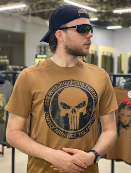 Футболка "Punisher" койот TIS-00001 фото