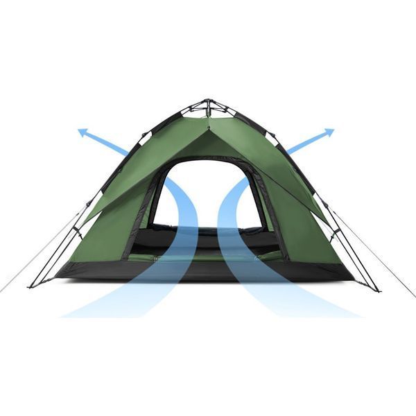 Намет чотиримісний автоматичний Naturehike NH21ZP008, темно-зелений 61662 фото