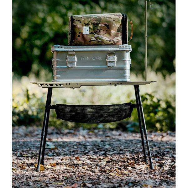 Складаний стіл Naturehike CNK2450JJ025; 60х40 см; алюміній; оливковий 70912 фото