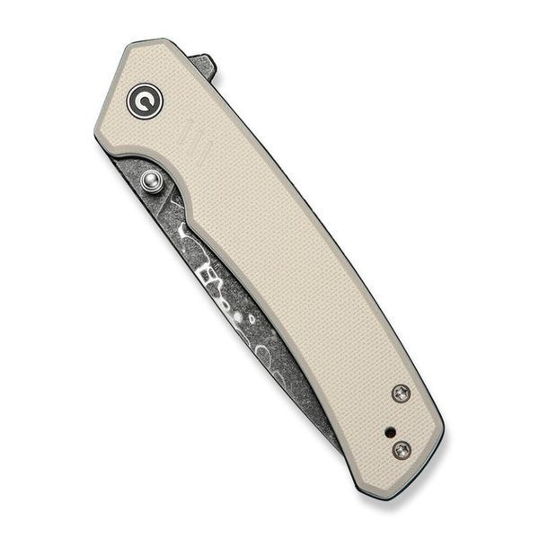 Ніж складаний туристичний Civivi Merit, (8.3 см) Damascus / G10 сірий 69270 фото