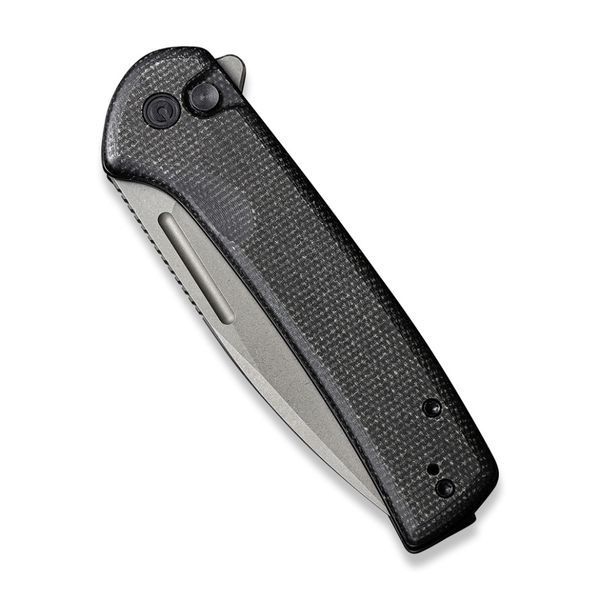 Ніж складаний туристичний Civivi Conspirator, (8.8 см) Nitro-V / Micarta чорний 64335 фото